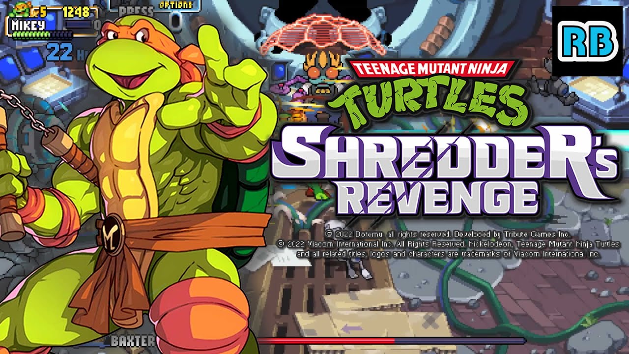 2022 PS4 Teenage Mutant Ninja Turtles: Shredder's Revenge Mikey ALL