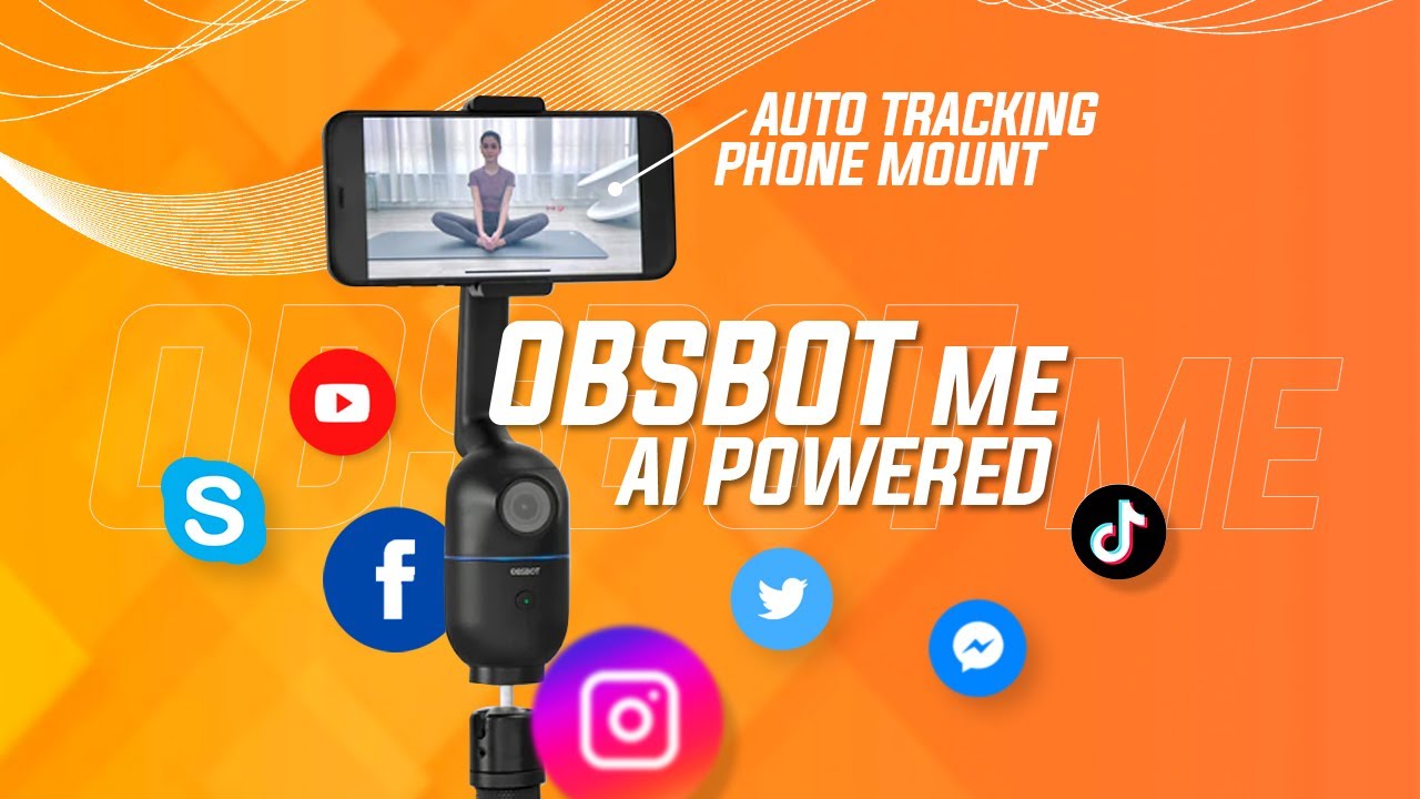 OBSBOT Me Ai Smart Tracking Phone Mount For Any Android, Apple iPhone & Any  Social Media, Facetime - YouTube | Gimbal