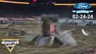 MONSTER JAM 2024  FORD FIELD  DETROIT MICHIGAN (2/24/24)