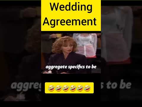 Funny scene, wedding