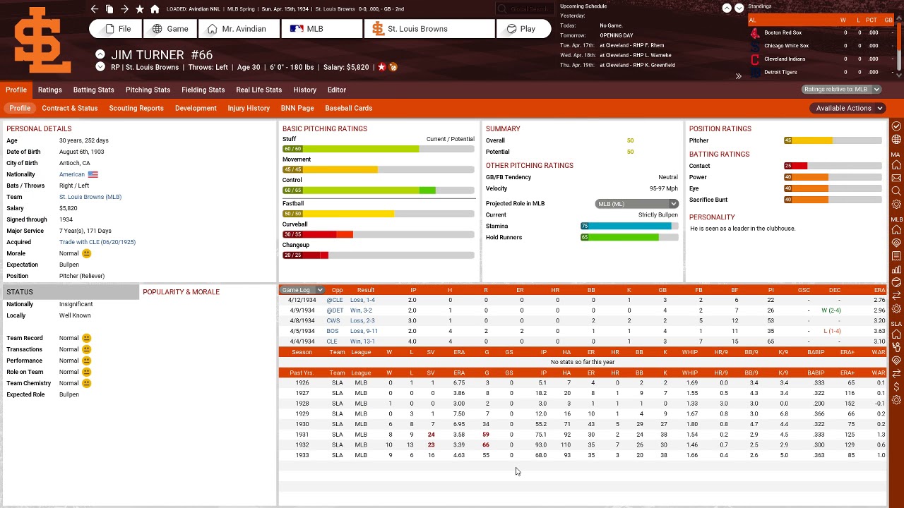 Let's Play OOTP 18 as the St. Louis Browns: Season 10