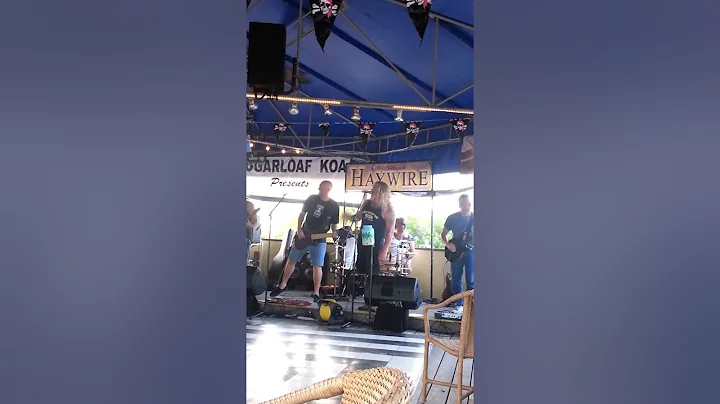 The band Haywire at the KOA in the Florida Keys