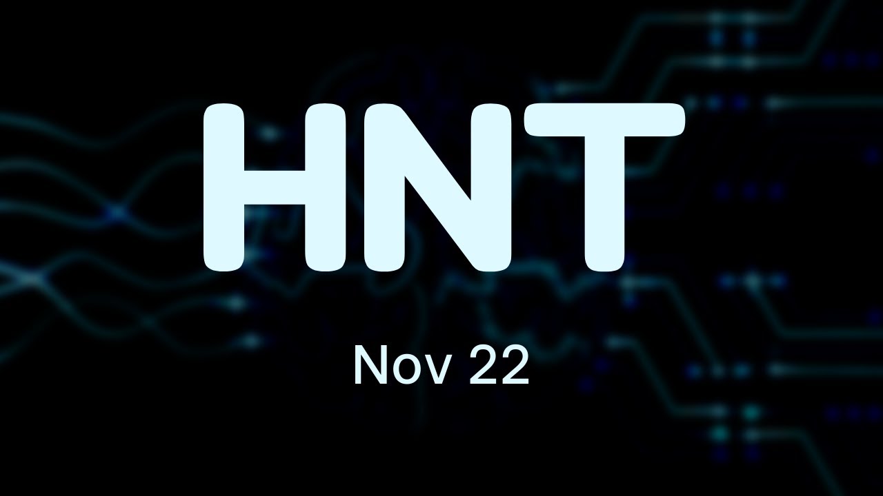 Helium HNT Technical Analysis (22 Nov 2021)