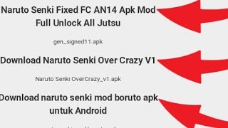 Tips Cara Download Semua aplikasi Naruto senki diGoogle screenshot 1