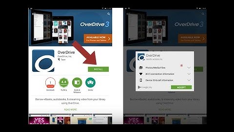 Google Play Store: Hoopla, Overdrive, Freading, and Freegal