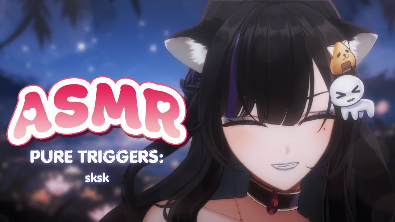 [ ASMR ] PURE TRIGGERS: SKSK sounds ♡ Layered SKSKSK | Binaural VTuber ...