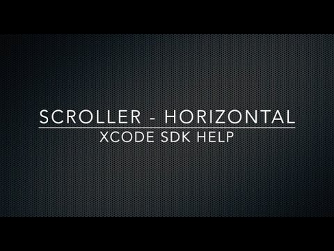 Xcode 6 Source Code & Tutorial - Scroller Horizontal