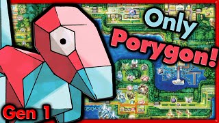 Can I Beat Pokemon Red with ONLY Porygon? 🔴 Pokemon Challenges ► NO ITEMS IN BATTLE