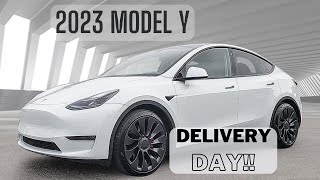 2023 Tesla Model Y Delivery day - Oakville Ontario Canada