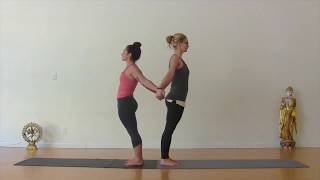 Partner Yoga Class: A 15 minute-practice towards trust, intimacy and connection