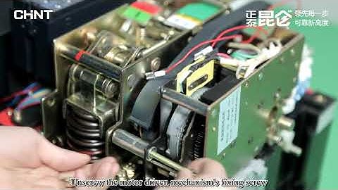 Chint NXA-Hướng dẫn lắp motor charger, motor driven mechanism ACB Chint NXA Frame 2000A trở lên