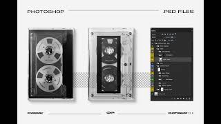 Cassette Mockup Volume 1 Stock Graphics - Download at YouWorkForThem