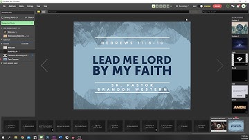 Proclaim Church presentation software 101. Basic guide to getting started.