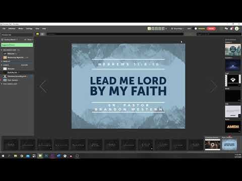Proclaim Church presentation software 101. Basic guide to getting started.
