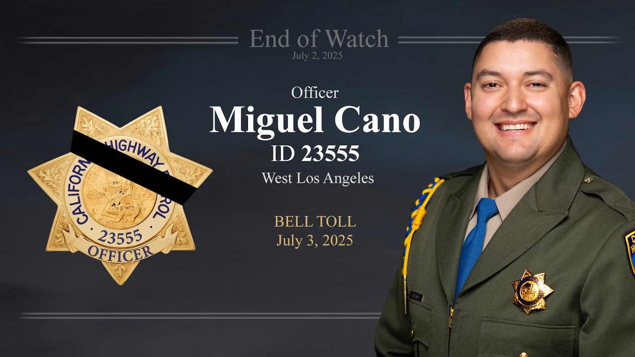 Officer Miguel Cano Bell Toll Tribute