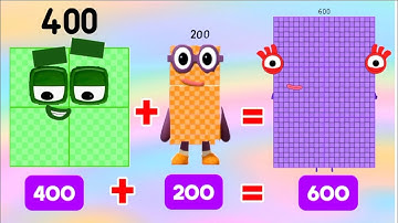 NUMBERBLOCKS EVEN NUMBER ADDITION | ADD SMALL AND BIG RANDOM NUMBERS | LEARN TO COUNT | hello george