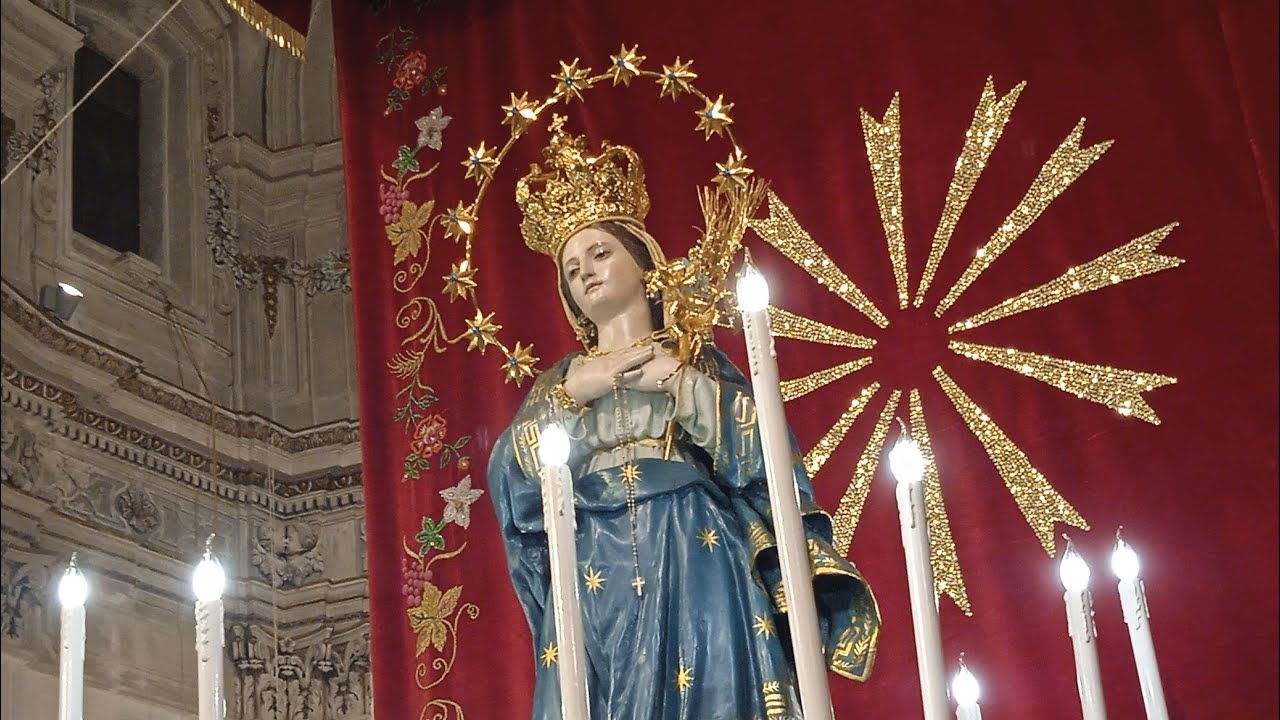 APERTURA DELLA CAPPELLA MADONNA DELLA NEVE PROCESSIONE SOTTO LA PIOGGIA TERMINI IMERESE 28/11/2025