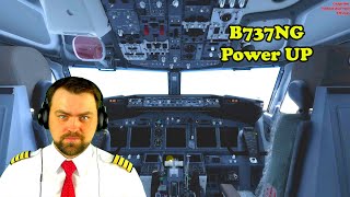 B737 Cockpit preparation from Cold and Dark by Real Airline Pilot | Flight simulator | PMDG