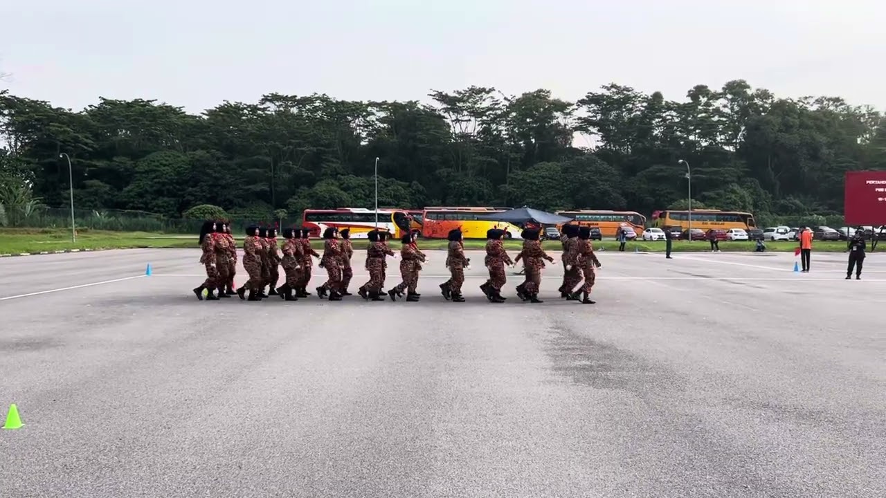 Kadet Bomba SMK Taman Melawati Kawad Kaki Peringkat Daerah Gombak 2024