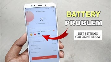 How To Solve Battery Draining Problem on Redmi Note 5 | Best Setting