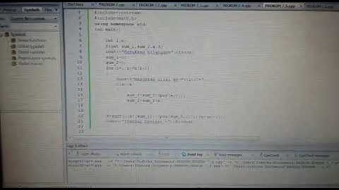 Program menghitung standar deviasi