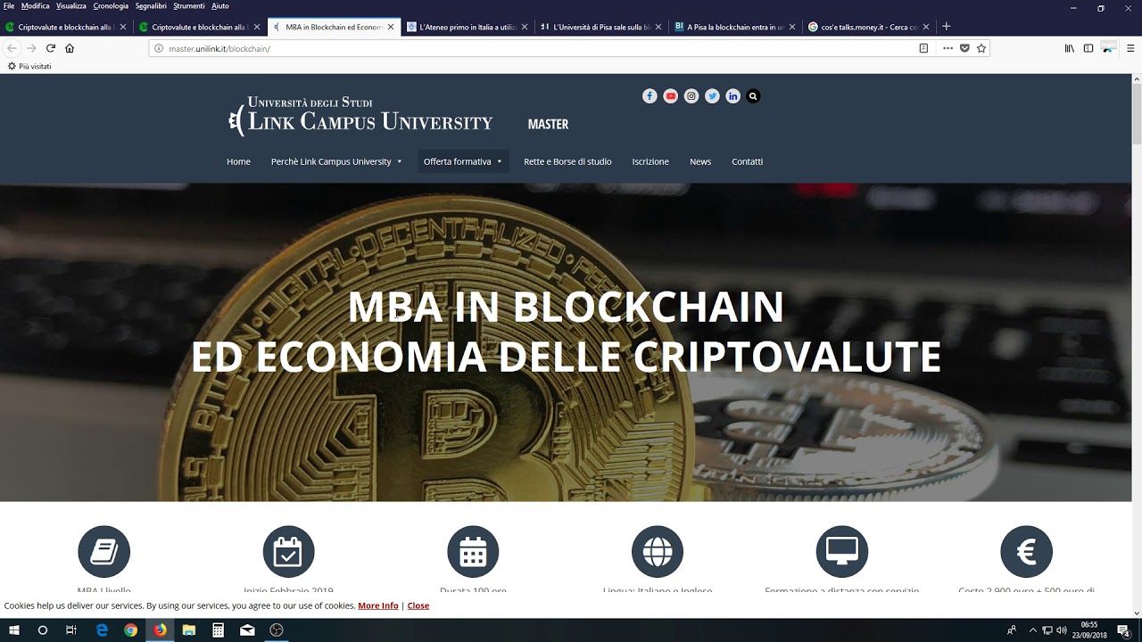Stany Channel - Master in Blockchain e Criptovalute alla Link University di Roma