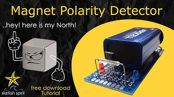 Magnet Polarity Detector / Tester with Hall Effect Sensor - Idea DIY project