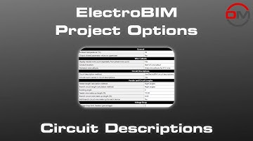 ElectroBIM for Revit Project Options: Circuit Descriptions