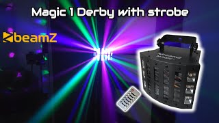LED Derby strobo BeamZ Magic1 DJ Party Lights DMX Control sound activated