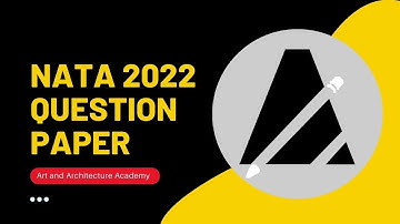 NATA 2022 question paper and answer key, 1st attempt