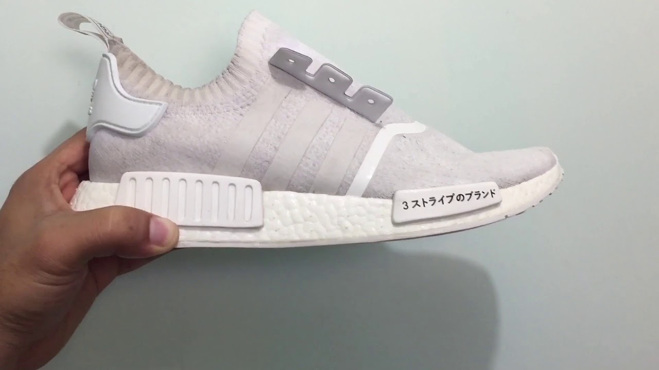 How to clean WHITE Adidas NMD R1 Japan - YouTube