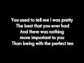 Nicole Scherzinger - Pretty Lyrics on Screen