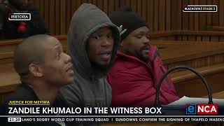 Justice For Meyiwa Zandie Khumalo In The Witness Box