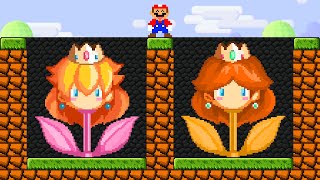 Can Mario Collect Peach Flower and Daisy Flower in New Super Mario Bros Wii! by G.A 8bit 324,931 views 1 month ago 1 hour, 3 minutes