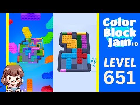 Color Block Jam Level 651 walkthrough video preview