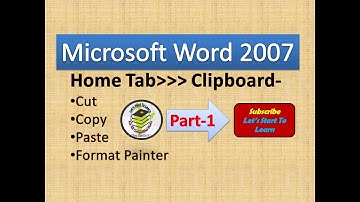 RSMSSB LDC EFFICIENCY TEST/ MS Word- Home Tab  Part-1