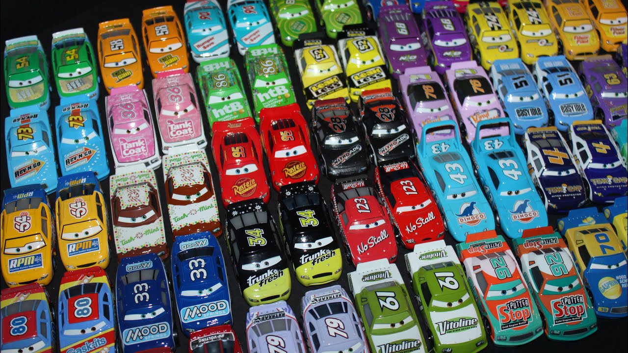 All Thailand vs. China Cars 1 Piston Cup Racer Variants - Mattel