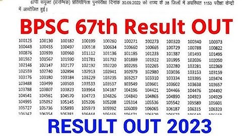 67th bpsc mains result|bpsc 67th mains result|bpsc 67th result|bpsc 67th final result|bpsc result