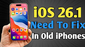 iOS 26.1 - Apple Need to Fix This