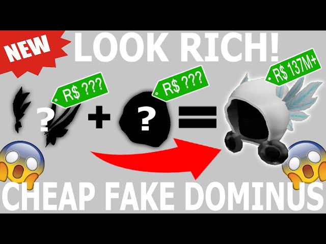 How to create a Dominus in Roblox and let people buy it for a