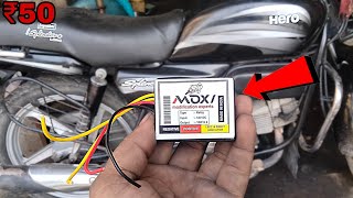 How To Install 1000 Flasher Hero Honda Bike Splendor Bike