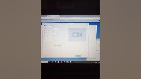 vidéo installation caméra sur nas synology