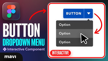 Create a BUTTON DROPDOWN MENU in Figma (Tutorial)
