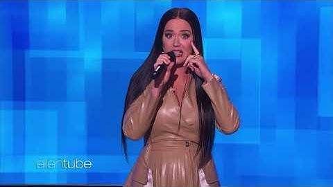 Thumbnail of Katy Perry Performing her new version of Roar on the Ellen Show