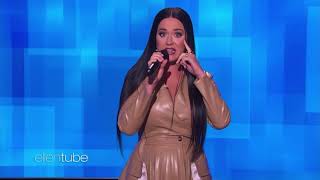 Katy Perry Performing her new version of Roar on the Ellen Show