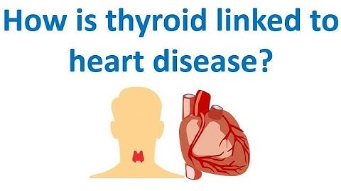 How is thyroid linked to heart disease?