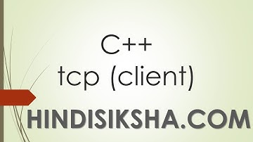 C++: tcp client in Hindi