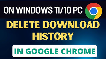 how to delete download history in google chrome