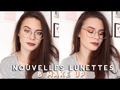 SE MAQUILLER AVEC DES LUNETTES w/ mes nouvelles lunettes