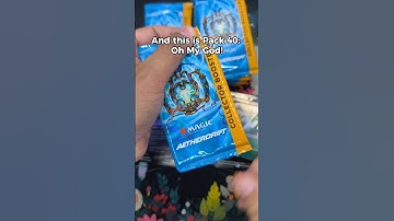 Oh My $40 God! Aetherdrift Collector Booster Box Pack Opening MTG Magic the Gathering